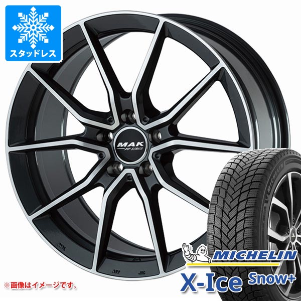 メルセデスベンツ W177 Aクラス用 2026年製 スタッドレス ミシュラン エックスアイススノープラス 225/45R18 95H XL MAK アルジェントエフエフ タイヤホイール4本セット 155,350円