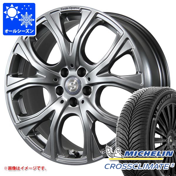 VW アルテオン 3HD系用 オールシーズンタイヤ ミシュラン クロスクライメート3 スポーツ 245/35R20 95Y XL チームスパルコ ベネージュ タイヤホイール4本セット 185,250円