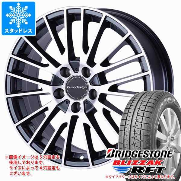 メルセデスベンツ W206 Cクラス用 スタッドレス ブリヂストン ブリザック RFT 225/45RF18 95Q XL ランフラット ユーロデザイン カルヴァー タイヤホイール4本セットの通販は