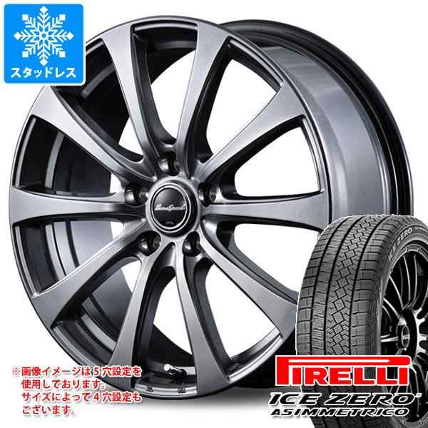 好評新品 スタッドレスタイヤ ピレリ アイスアシンメトリコ 225/60R18 100Q スマック クレスト 8.0-18 タイヤ1番 通販  PayPayモール