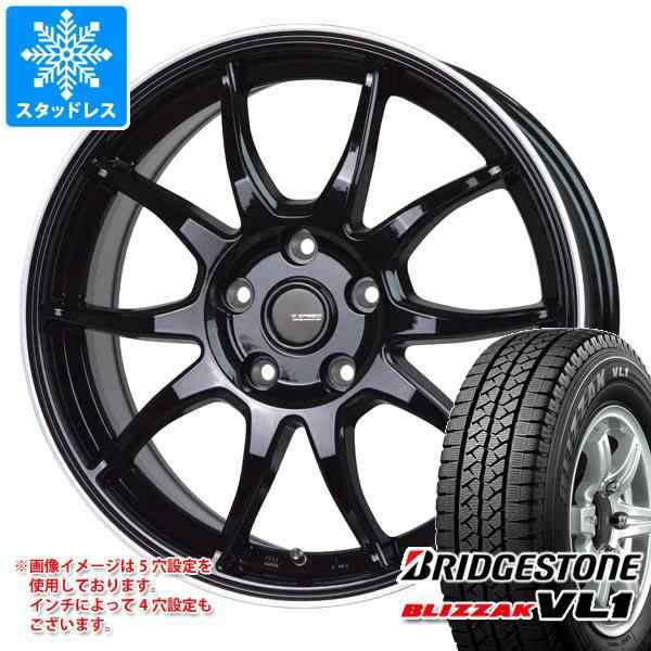 スタッドレスタイヤ ブリヂストン ブリザック VL1 145R12 8PR (145/80R12 86/84N相当) ＆ ジースピード P-06  3.5-12 タイヤホイール4本セの通販はau PAY マーケット タイヤ1番 au PAY マーケット－通販サイト