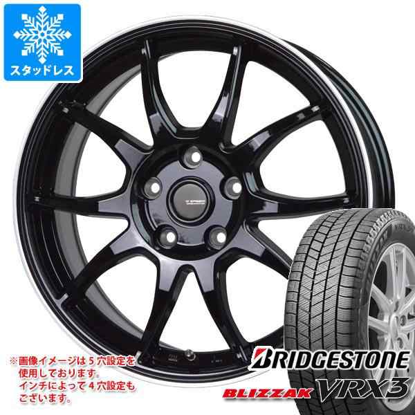 スタッドレスタイヤ ブリヂストン ブリザック VRX3 215/55R18 95Q ＆ ジースピード P-06 7.5-18 タイヤホイール 4本セット215/55-18 BRIDGの通販はau PAY マーケット タイヤ1番 au PAY マーケット－通販サイト