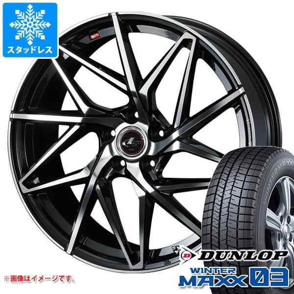 ボタニカルウエディング WINTER MAXX スタッドレスタイヤ ダンロップ ウインターマックス03 WM03 225/50R18 95Q レオニス  IT 8.0-18