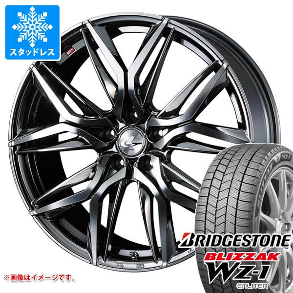 スタッドレスタイヤ ブリヂストン ブリザック WZ-1 235/45R18 94Q ＆ レオニス LM 8.0-18 タイヤホイール4本セット235/45-18 BRIDGESTONE BLIZZAK WZ-1