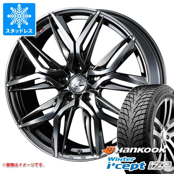 スタッドレスタイヤ ハンコック ウィンターアイセプト iZ3 X for SUV W636A 225/60R18 100H ＆ レオニス LM 8.0-18 タイヤホイール4本セット225/60-18 HANKOOK Winter i cept iZ3 X for SUV W636A