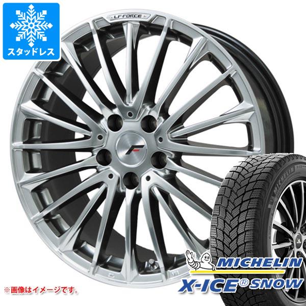 アルファード 40系用 スタッドレス ミシュラン エックスアイススノー SUV 225/55R19 103T XL エルエフ フォース タイヤホイール4本セット