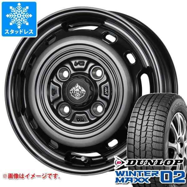 スタッドレスタイヤ ダンロップ ウインターマックス02 WM02 145/80R12 74Q ＆ ランドフット XFG 3.5-12  タイヤホイール4本セット145/80-1の通販はau PAY マーケット - タイヤ1番 | au PAY マーケット－通販サイト