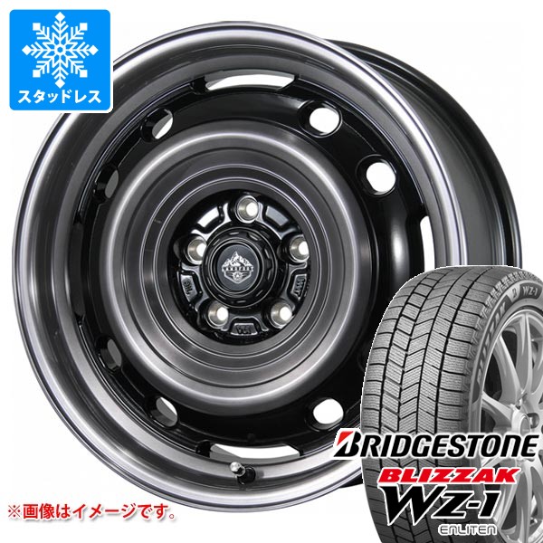 スタッドレスタイヤ ブリヂストン ブリザック WZ-1 225/60R17 99Q ＆ ランドフット XFG 7.0-17 タイヤホイール4本セット225/60-17 BRIDGESTONE BLIZZAK WZ-1