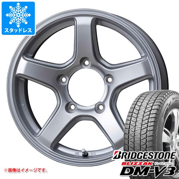 ジムニー用 スタッドレス ブリヂストン ブリザック DM-V3 175/80R16 91Q エムイーエー タイヤホイール4本セット