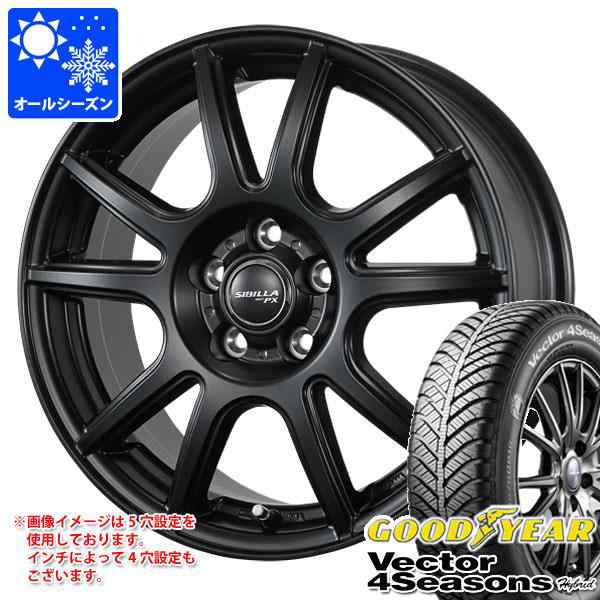 オールシーズン 185/65R14 86H グッドイヤー ベクター 4シーズンズ ハイブリッド シビラ PX 5.5-14 タイヤホイール4本セットの通販はau  PAY マーケット - タイヤ1番 | au PAY マーケット－通販サイト