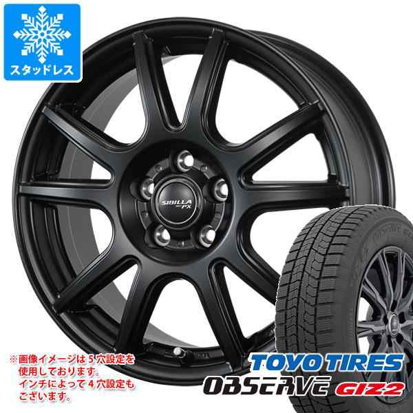 スタッドレスタイヤ トーヨー オブザーブ ギズ2 215/60R16 95Q ＆ シビラ PX 6.5-16 タイヤホイール4本セット215/60-16  TOYO OBSERVE GIZの通販はau PAY マーケット - タイヤ1番 | au PAY マーケット－通販サイト