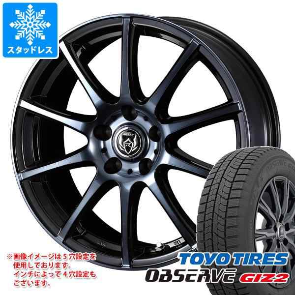 スタッドレスタイヤ トーヨー オブザーブ ギズ2 165/65R14 79Q ＆ ライツレー KC タイヤホイール4本セット165/65-14  TOYO OBSERVE GIZ2の通販はau PAY マーケット - タイヤ1番