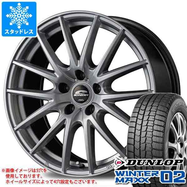 レッド系 WINTER MAXX 02 215/45R17 87Q ダンロップ ウインター