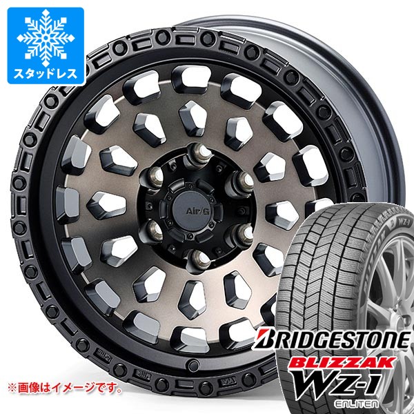 スタッドレスタイヤ ブリヂストン ブリザック WZ-1 265/65R17 112Q 2025年10月発売サイズ ＆ エアージー ヴァルカン 8.0-17 タイヤホイール4本セット265/65-17 BRIDGESTONE BLIZZAK WZ-1 174,300円