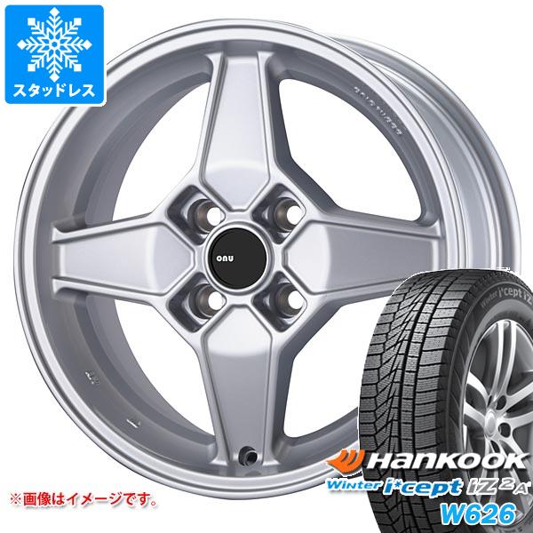フィアット 500 312系用 スタッドレス ハンコック ウィンターアイセプト iZ2エース W626 175/65R14 82T アウトストラーダ アウトストラーダ ウノ タイヤホイール4本セット