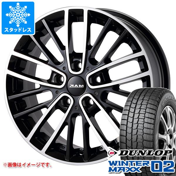 MINI MINI クーパー F66用 スタッドレス ダンロップ ウインターマックス02 WM02 195/55R16 87Q MAK チェルシー タイヤホイール4本セット