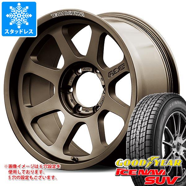 ランドクルーザー250用 スタッドレス グッドイヤー アイスナビ SUV 265/65R18 114Q レイズ デイトナ D108 タイヤホイール4本セット