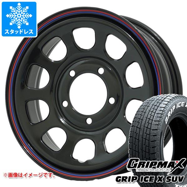 5本セット スズキ ジムニー JB64W用 スタッドレス グリップマックス グリップアイスエックス SUV 215/70R16 100Q ホワイトレター デイトナズ G2 タイヤホイール5本セット 73,906円