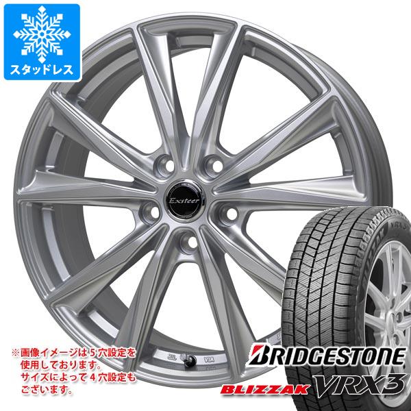 スタッドレスタイヤ ブリヂストン ブリザック VRX3 145/80R12 74Q ＆ エクスター ST 4.0-12 タイヤホイール4本セット145/80-12 BRIDGESTONE BLIZZAK VRX3