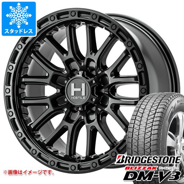 2024年製 スタッドレスタイヤ ブリヂストン ブリザック DM-V3 265/65R17 112Q ＆ ホスタイル H135 リッジクレスト 8.0-17 タイヤホイール4本セット265/65-17 BRIDGESTONE BLIZZAK DM-V3の通販は 143,900円