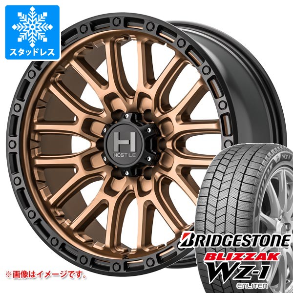 トヨタ ランドクルーザー プラド 150系用 スタッドレス ブリヂストン ブリザック WZ-1 265/65R17 112Q 2025年10月発売サイズ ホスタイル H135 リッジクレスト タイヤホイール4本セット