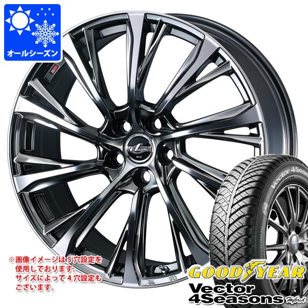 オールシーズンタイヤ ホイール4本セット 165/60R15インチ 4H100 ENKEI エンケイ パフォーマンスライン PF01 MB グッドイヤー ベクター フォーシーズンズ オールシーズンタイヤ ホイール4本セット 165⁄60R15インチ 4H100