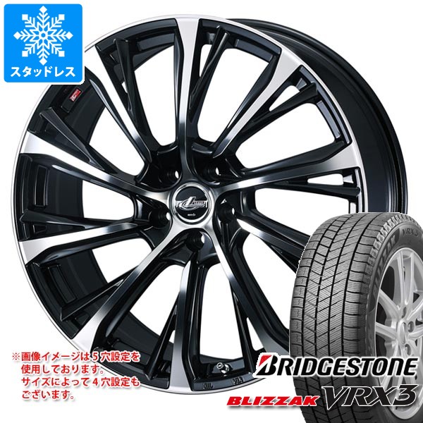 スタッドレスタイヤ ブリヂストン ブリザック VRX3 165/50R16 75Q ＆ レオニス JG 5.0-16 タイヤホイール4本セット165/50-16 BRIDGESTONE BLIZZAK VRX3