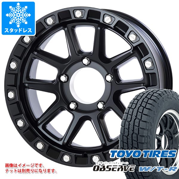 トヨタ ランドクルーザー70 GRJ76K用 スタッドレス トーヨー オブザーブ WTR LT265/70R17 112/109Q MKW M205 タイヤホイール4本セット