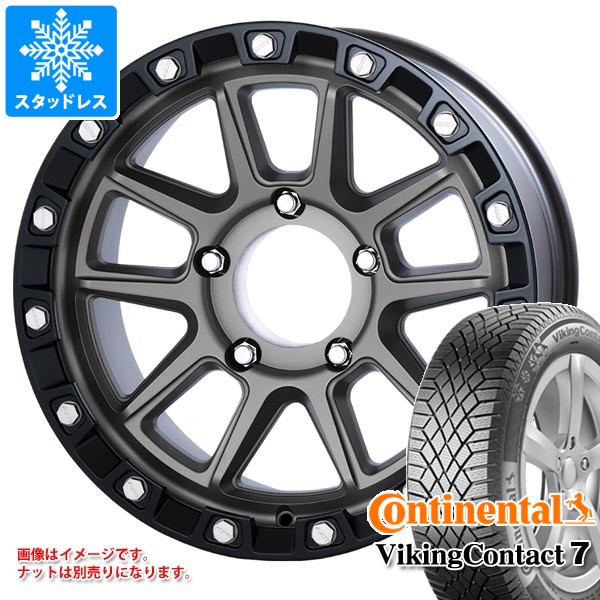 5本セット トヨタ ランドクルーザー70 GRJ76K用 スタッドレス コンチネンタル バイキングコンタクト7 265/70R17 116T XL MKW M205 タイヤホイール5本セット