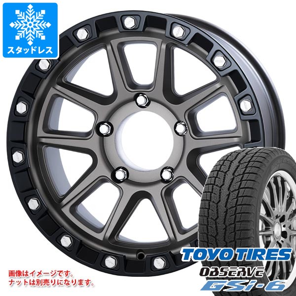 5本セット トヨタ ランドクルーザー70 GRJ76K用 スタッドレス トーヨー オブザーブ GSi-6 265/70R17 115Q MKW M205 タイヤホイール5本セット