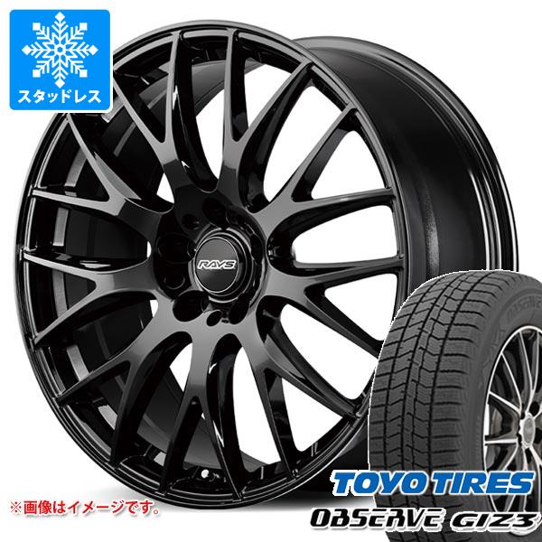 40系アルファード用 スタッドレス トーヨー オブザーブ ギズ3 225/55R19 103Q XL レイズ RS 2x9Plus タイヤホイール4本セット