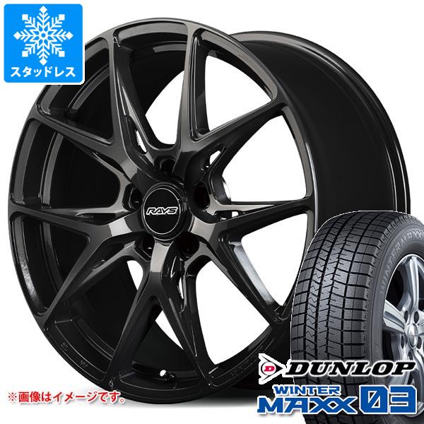 レクサス RX A10/H10系用 スタッドレス ダンロップ ウインターマックス03 WM03 235/55R20 102Q レイズ RS VV21S タイヤホイール4本セット