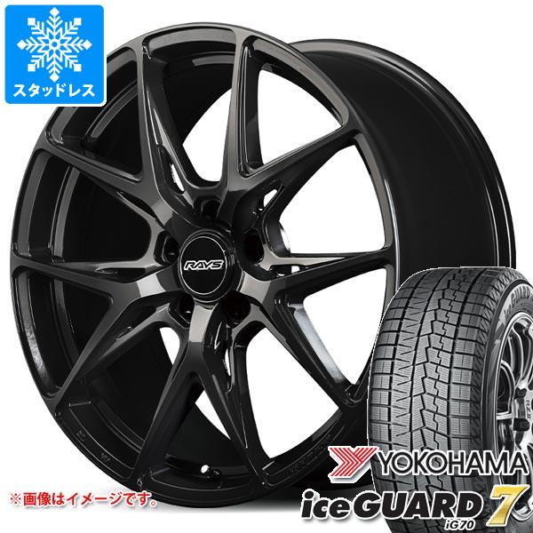 クラウン スポーツ 36系用 スタッドレス ヨコハマ アイスガードセブン iG70 235/50R20 104Q XL レイズ RS VV21S タイヤホイール4本セット