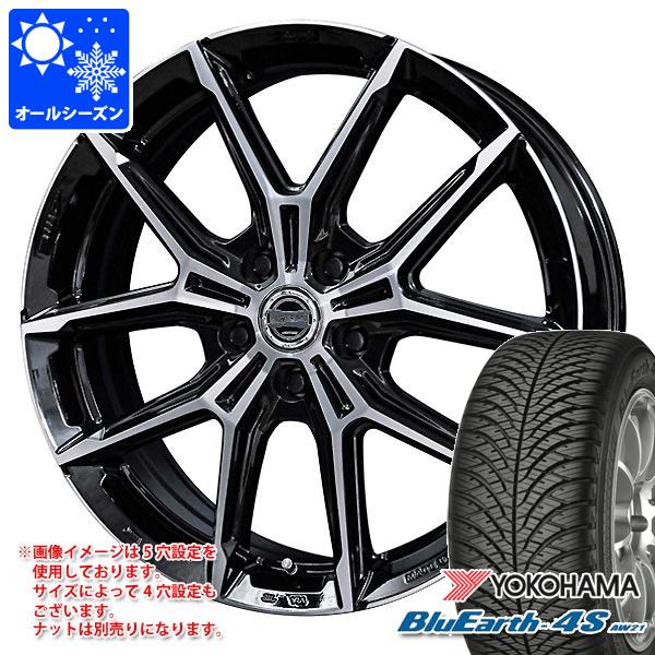 215/55R17 98W XL オールシーズンタイヤホイールセット グッドイヤー ベクターフォーシーズンズ ジェン3 マルカサービス ナイトロパワー M6 カービン 17-7J