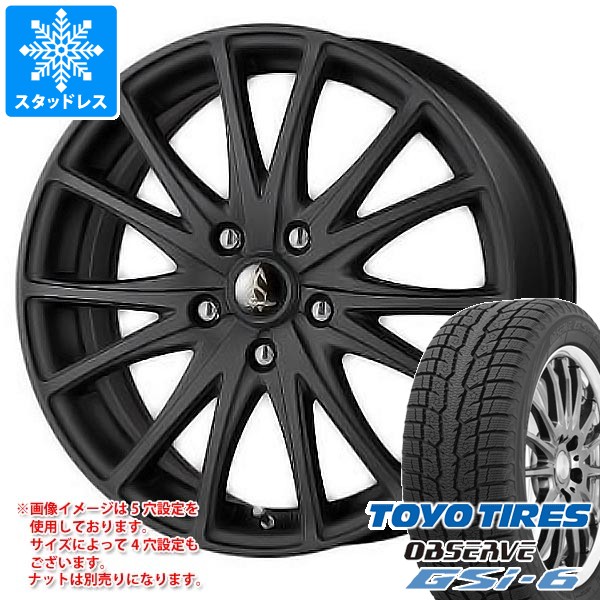スタッドレスタイヤ トーヨー オブザーブ GSi-6 215/70R16 100Q レオニス IT 6.5-16 TOYO OBSERVE GSi-6 225⁄55R18 98Q DELMORE LC.S SBC 18インチ 7.5J+36