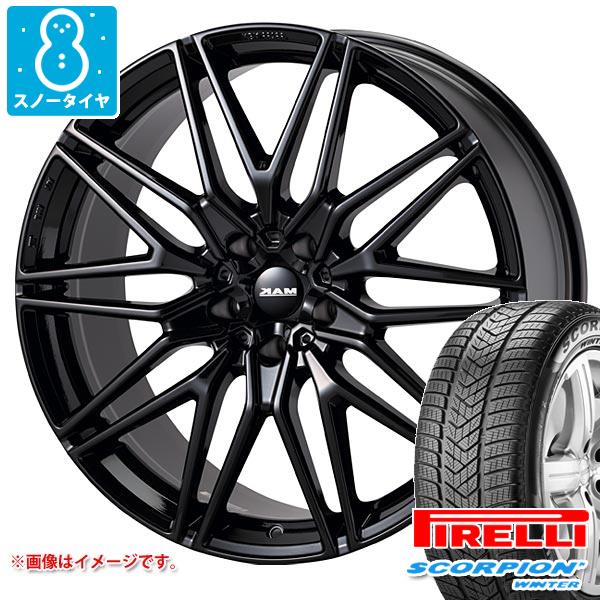 BMW G09 XM用 スノータイヤ ピレリ スコーピオン ウィンター 285/45R21 113V XL ランフラット ★ BMW承認 MAK シュトゥルム タイヤホイール4本セット