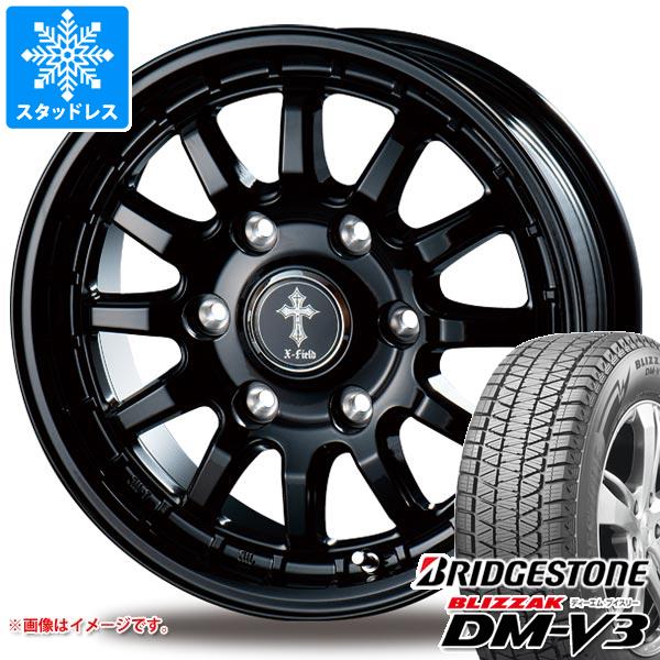 スタッドレスタイヤ ブリヂストン ブリザック DM-V3 265/65R17 112Q ＆ インターミラノ クロスフィールド アルファ 7.5-17 タイヤホイール4本セット265/65-17 BRIDGESTONE BLIZZAK DM-V3