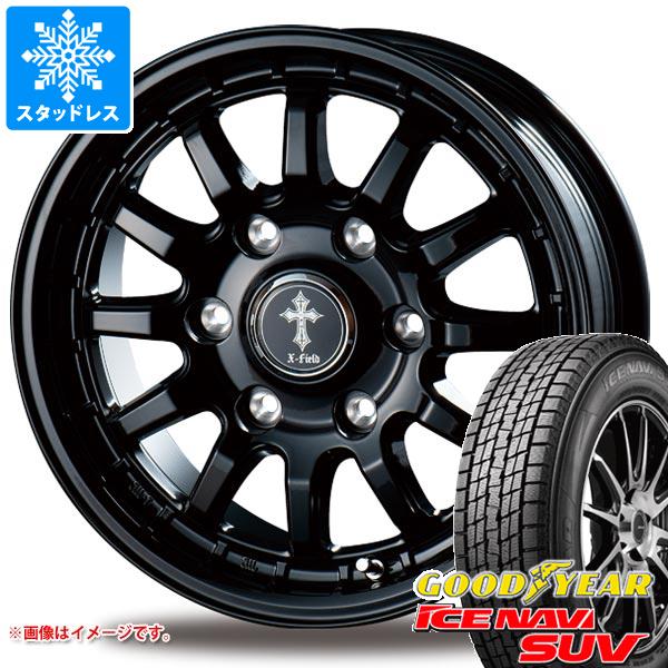 スタッドレスタイヤ グッドイヤー アイスナビ SUV 265/70R17 115Q ＆ インターミラノ クロスフィールド アルファ 7.5-17 タイヤホイール4本セット265/70-17 GOODYEAR ICE NAVI SUV 89,210円