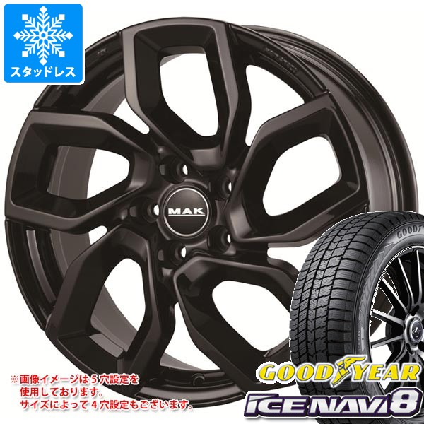 シトロエン DS9 X835系用 スタッドレス グッドイヤー アイスナビ8 215/60R17 96Q MAK アポロ タイヤホイール4本セット 103,200円