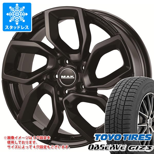 シトロエン C3エアクロス A8H系用 スタッドレス トーヨー オブザーブ ギズ3 205/60R16 96Q XL MAK アポロ タイヤホイール4本セット