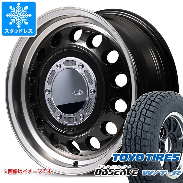 スズキ ジムニーシエラ JB74W用 スタッドレス トーヨー オブザーブ WTR LT225/75R16 103/100Q ガルシア シスコ タイプ2 タイヤホイール4本セット