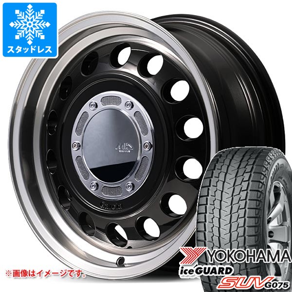 5本セット スズキ ジムニーノマド JC74W用 スタッドレス ヨコハマ アイスガード SUV G075 185/85R16 105/103L LT ガルシア シスコ タイプ2 タイヤホイール5本セット