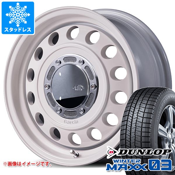 5本セット スズキ ジムニーシエラ JB74W用 スタッドレス ダンロップ ウインターマックス03 WM03 215/70R16 100Q ガルシア シスコ タイプ2 タイヤホイール5本セット 241,750円