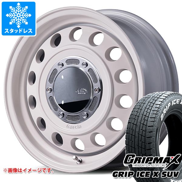5本セット スズキ ジムニーノマド JC74W用 スタッドレス グリップマックス グリップアイスエックス SUV 215/70R16 100Q ホワイトレター ガルシア シスコ タイプ2 タイヤホイール5本セット