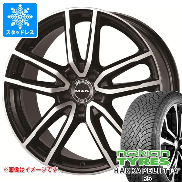 メルセデスベンツ C257 CLS用 スタッドレス ノキアン ハッカペリッタ R5 245/40R19 98T XL MAK エボ タイヤホイール4本セット 214,550円