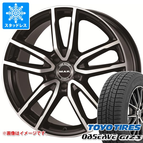メルセデスベンツ W206 Cクラス用 スタッドレス トーヨー オブザーブ ギズ3 225/50R17 94Q MAK エボ タイヤホイール4本セット
