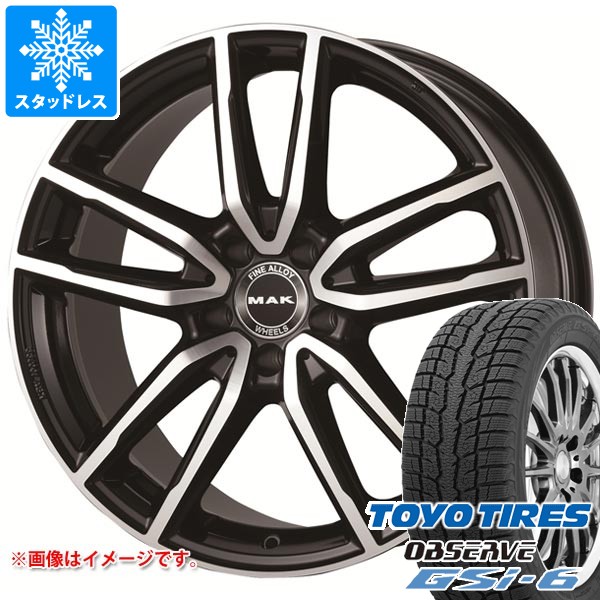 メルセデスベンツ S214オールテレイン Eクラス オールテレイン用 スタッドレス トーヨー オブザーブ GSi-6 235/55R18 100Q MAK エボ タイヤホイール4本セット 134,200円