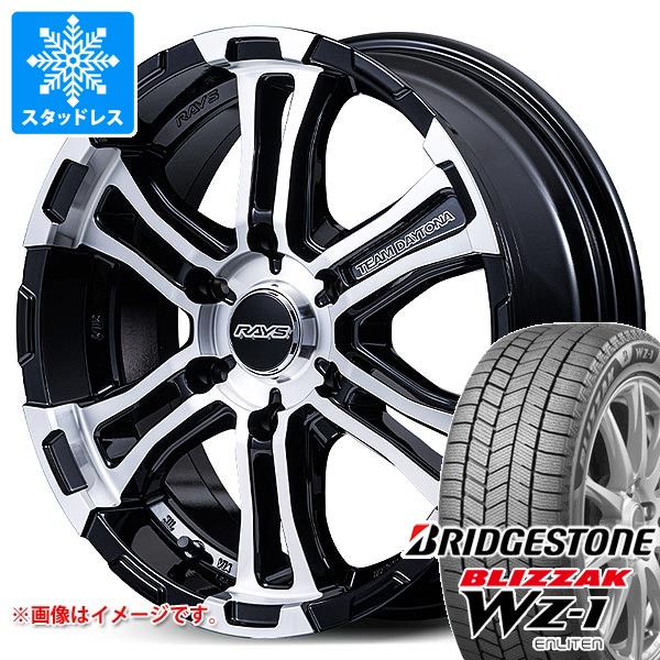 トヨタ ハイエース 200系用 スタッドレス ブリヂストン ブリザック WZ-1 215/70R16 100Q レイズ FDX-SG タイヤホイール4本セット