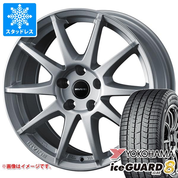 VW T-ロック用 スタッドレス ヨコハマ アイスガードエイト iG80 215/55R17 94Q アーヴィン S02 タイヤホイール4本セット