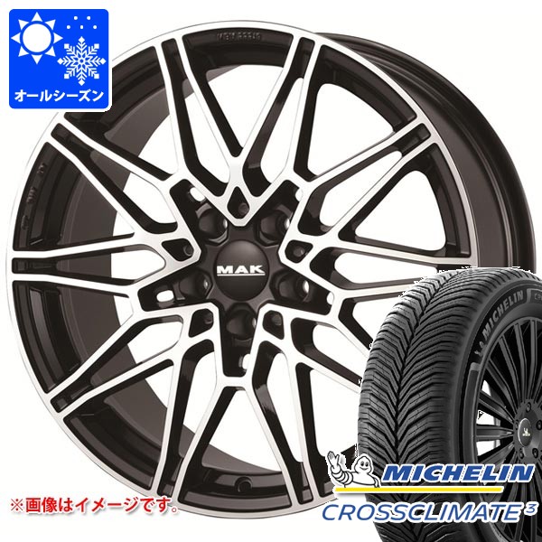 BMW G08 iX3用 オールシーズンタイヤ ミシュラン クロスクライメート3 245/50R19 105V XL MAK ケーニッヒ タイヤホイール4本セット
